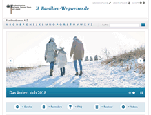 Tablet Screenshot of familien-wegweiser.de